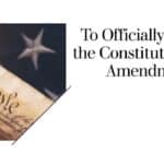 To Officially Approve the Constitution or an Amendment to It