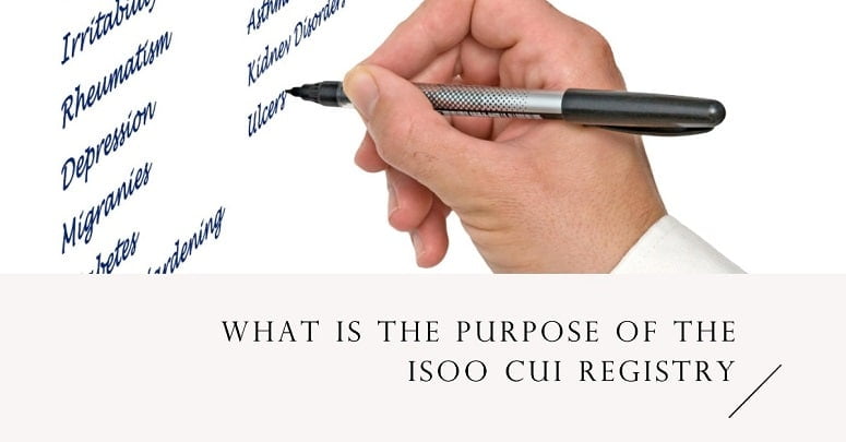 What Is The Purpose Of The Isoo Cui Registry